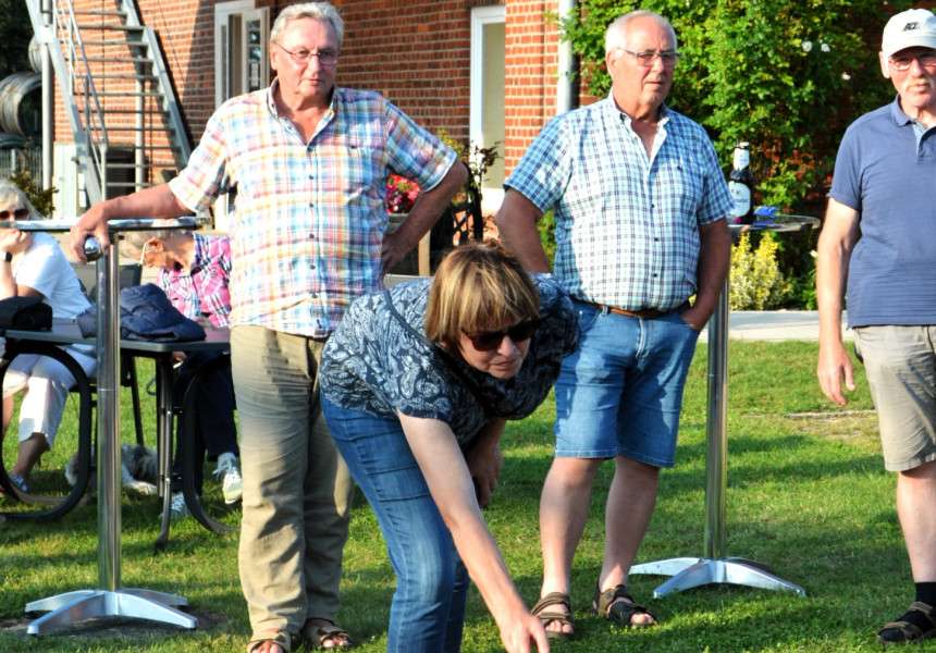 Erstes Bouleturnier des Heimatvereins Leese