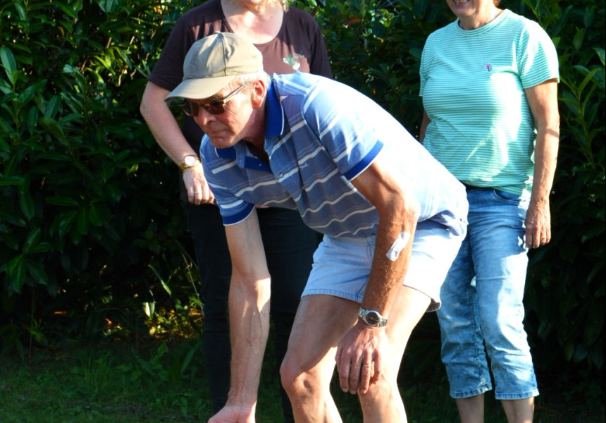 Erstes Bouleturnier des Heimatvereins Leese