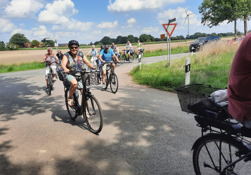 Fahrradtour mit Abschluss im Heimathaus